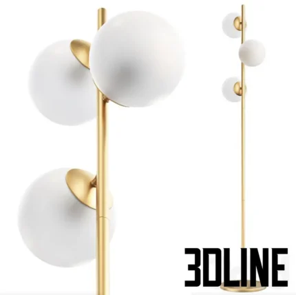 la Floor Lamp(3dline.net)