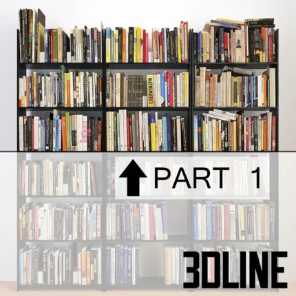 racks and 474 scientific books(3dline.net)