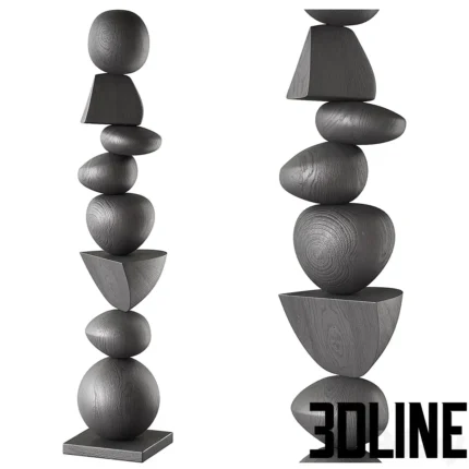 A Sculpture of Dark Elegance(3dline.net)