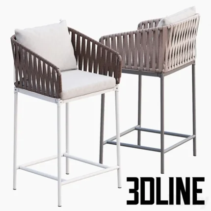 AVE KETAL Bita Bar Stool(3dline.net)