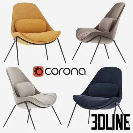 Affable lounger(3dline.net)