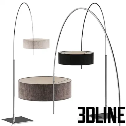 Arc Bielefder Werketten Floor Lamp(3dline.net)