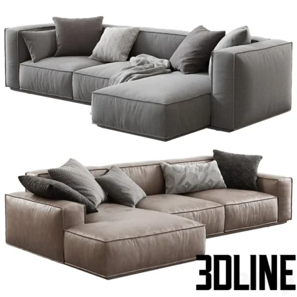 Arfx Mareiaro XIII Sofa Chaise Longue(3dline.net)