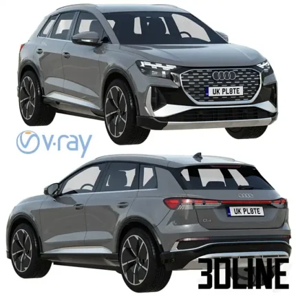 Audi Q4 etron 2021(3dline.net)