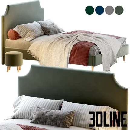 Bed AdnaLegs Velet Divr(3dline.net)
