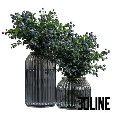 Blueberry Fruit Bouquet(3dline.net)