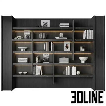 Bookcase 031(3dline.net)