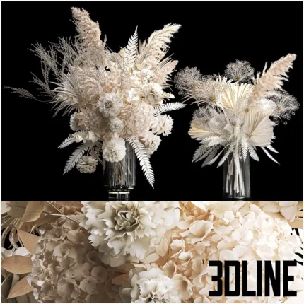 Bouquet of flowers Set 299(3dline.net)