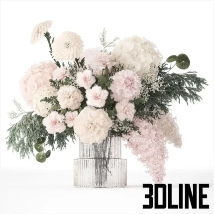 Bouquet of flowers Set 391(3dline.net)