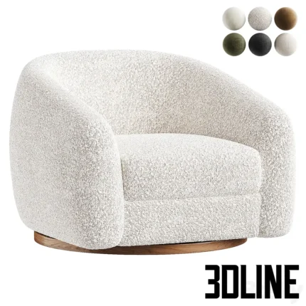 C2 Laso Swil Chair Hch Platinum(3dline.net)