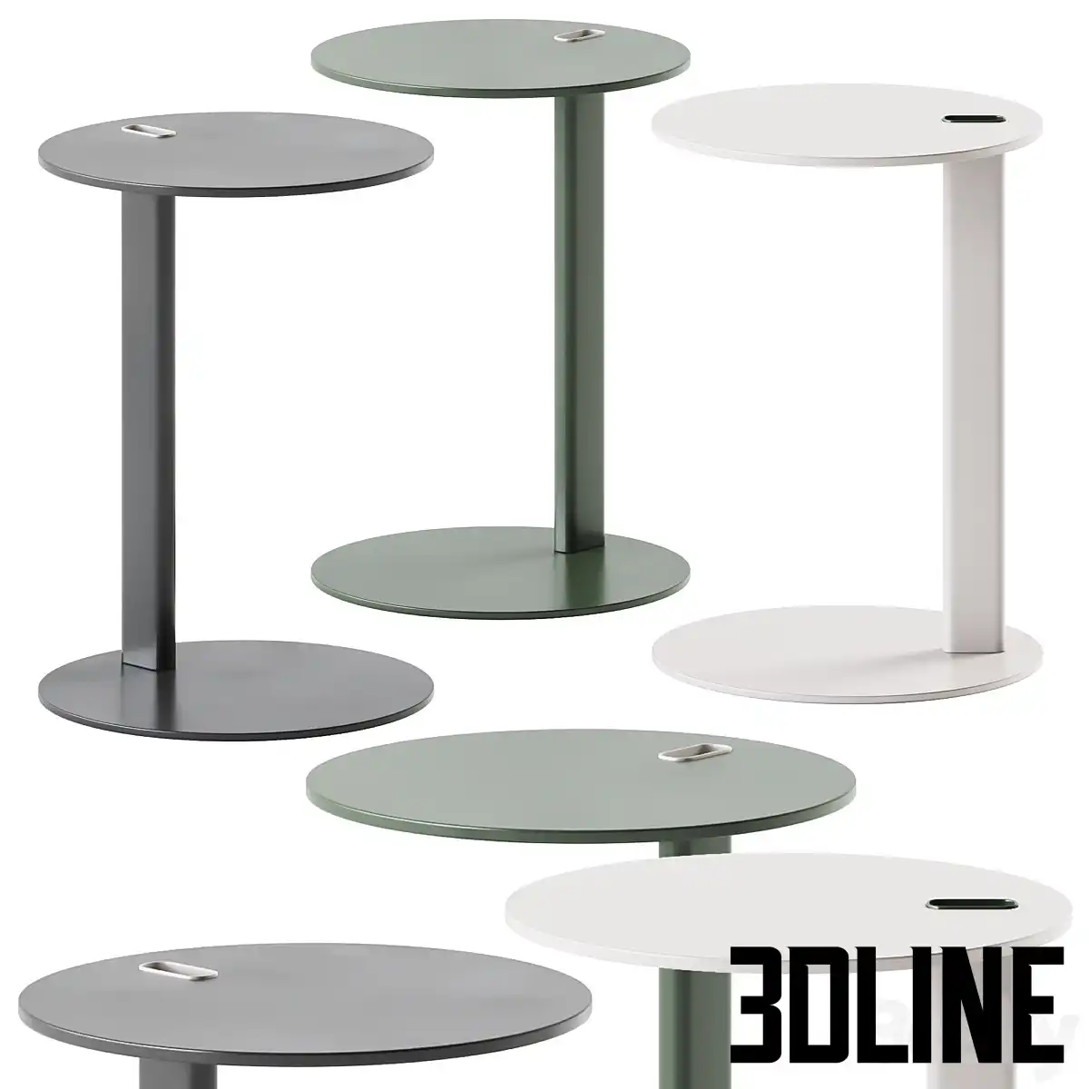 Calgaris Tener Side Table(3dline.net)