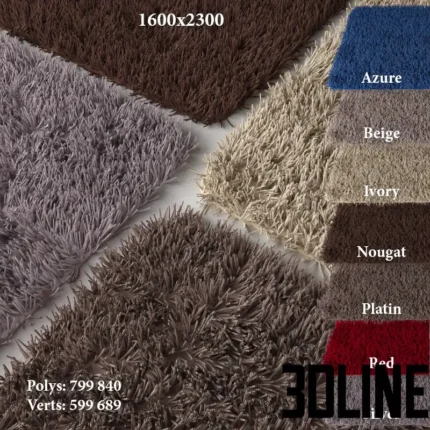 Carpet 1600h2300 Coll 7 colors(3dline.net)