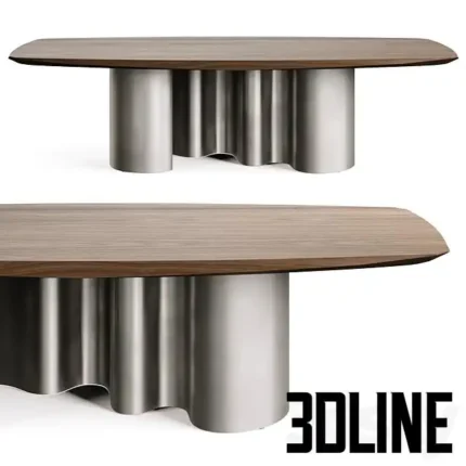 Cattn PEL Masterwood Dining Table(3dline.net)