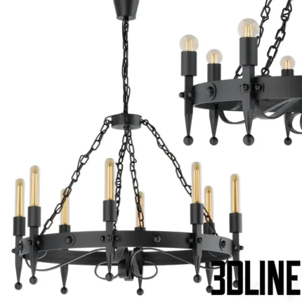 Chandelier Lft Indury Cano(3dline.net)