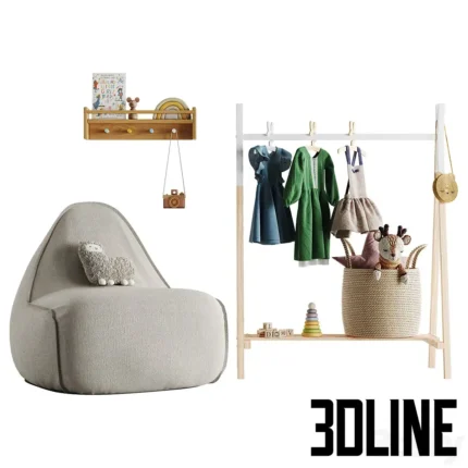 Children s room Toys and furniture(3dline.net)a