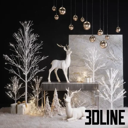 Christmas Decor Set 002(3dline.net)