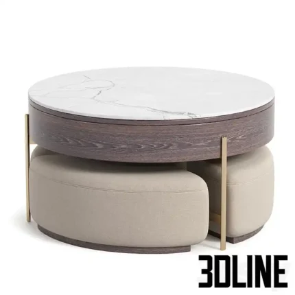 Coffee Table 01(3dline.net)
