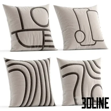 Decorative pillow 26(3dline.net)