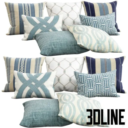 Decorative pillows 97(3dline.net)