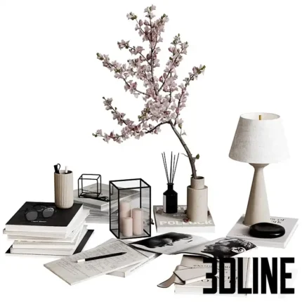 Decorative set 02(3dline.net)