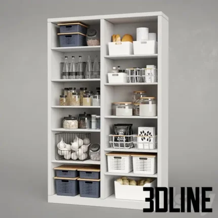 Decorative set for the kitchen(3dline.net)