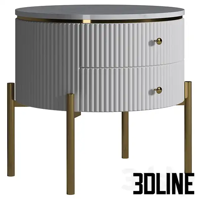 Designer Bedside Table Lame(3dline.net) (4)