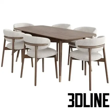 Dinning Set 47(3dline.net)