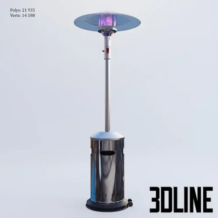 Enders Elegance  metal gas heater street(3dline.net)