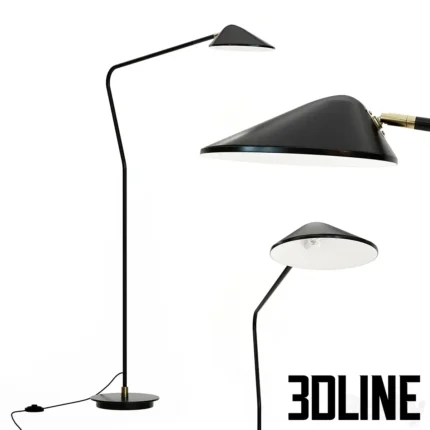 Floor lamp Grosse Leselampe Neron(3dline.net)