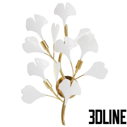 Gino Leaf Wall Lamp(3dline.net)