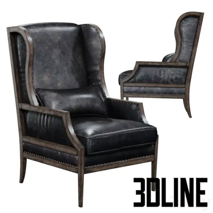 Hoker Furniture Living Room(3dline.net)