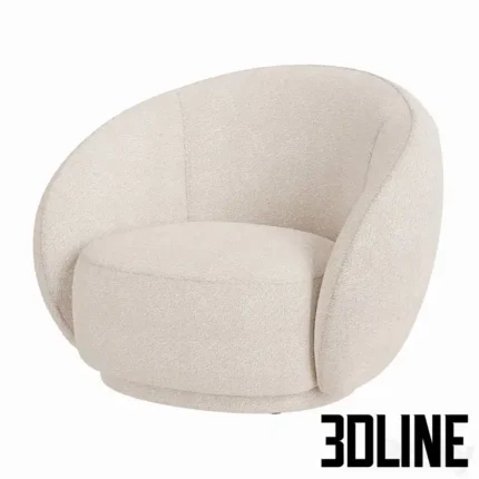 Julep armchair by taccini(3dline.net)