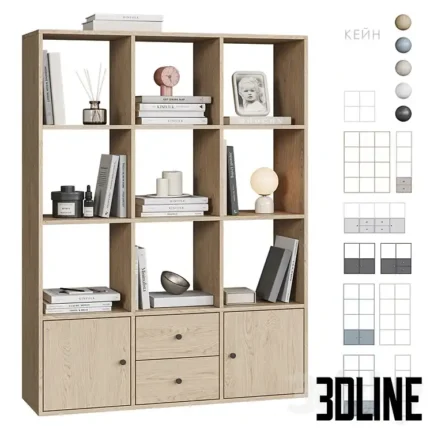Kjn shelving(3dline.net)