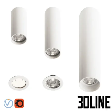 Light St Rul White(3dline.net)