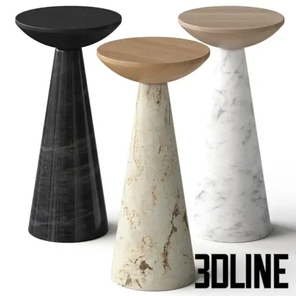 Lu and Geia Kian Round Side Table(3dline.net)