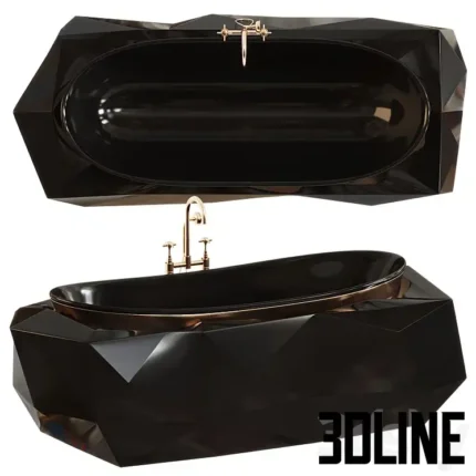 Luxury Diamond Bathtub by Maon Valena(3dline.net)