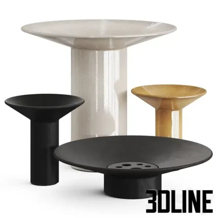 Menu Hana vases(3dline.net)