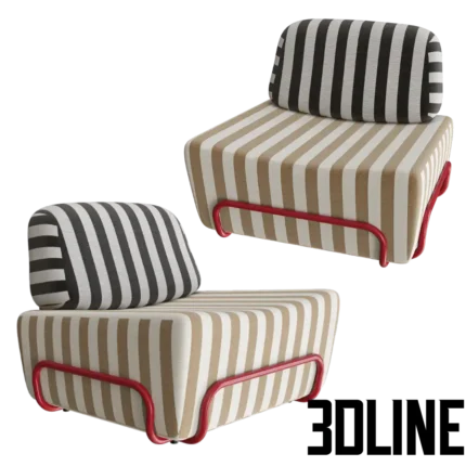 Misna Pio Armchair(3dline.net)