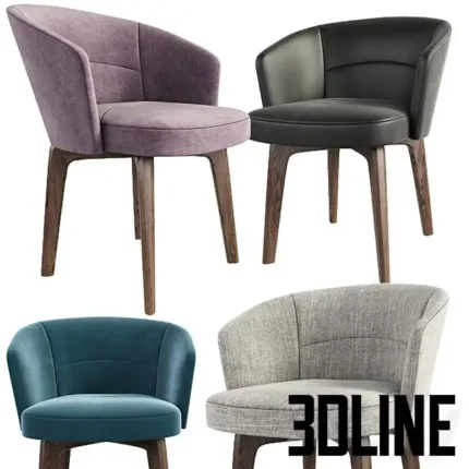 Mitti Amie Dining Chair(3dline.net)