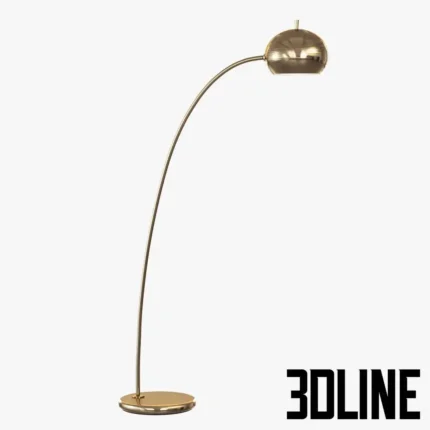 Pete Arc Metal Floor Lamp(3dline.net)