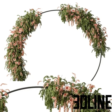 Plants pergola Outdoor Plants 493(3dline.net)