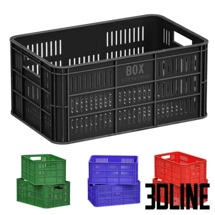 Plastic box for storing vegetables (3dline.net)