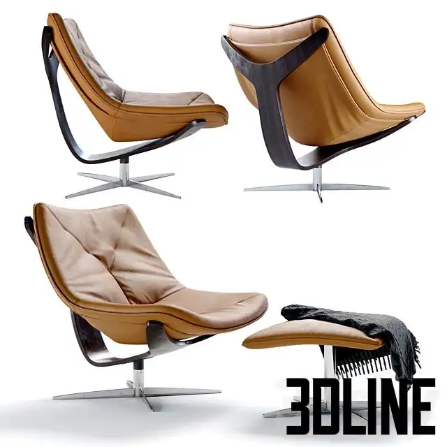 Rhe Bois Dolin Armchair(3dline.net)