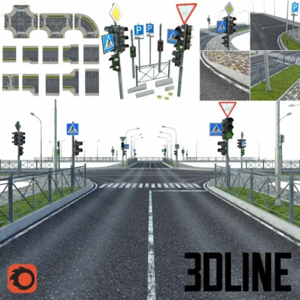 Sections of road(3dline.net)