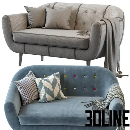Sofa Rotem Tsa Gray(3dline.net)