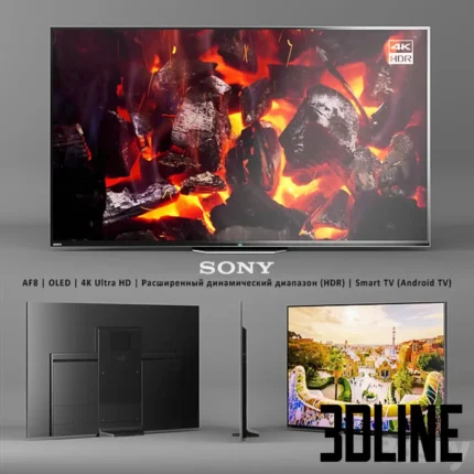 Sony AF8 OLED 4K Ultra HD HDR Smart TV(3dline.net)