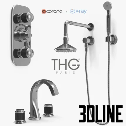 TG Paris Jair shower set(3dline.net)