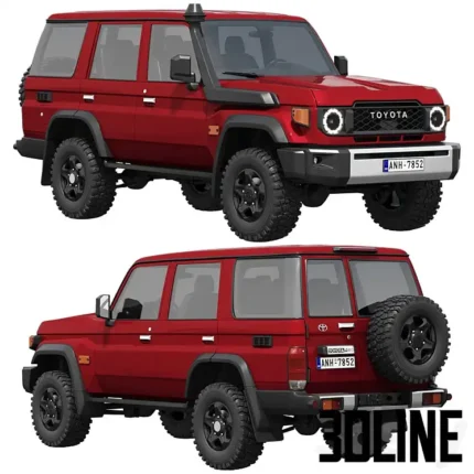 Toyota Land Cruiser 70 GXL 2024(3dline.net)