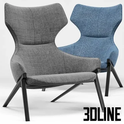 Umberto Lounge Chair(3dline.net)