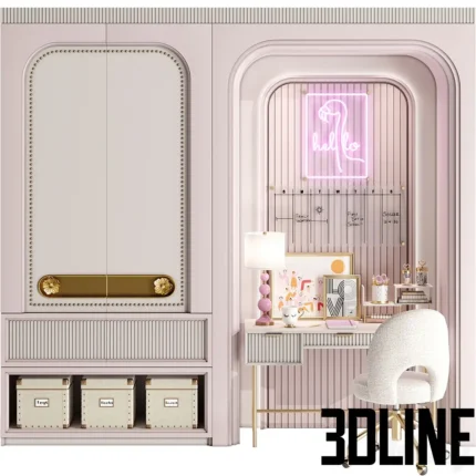 Wardrobe for Children and Teenagers 01(3dline.net)